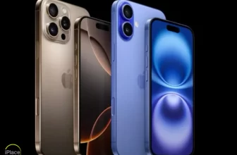 Modelos de iPhone 15 e iPhone 15 Pro em várias cores, representando as ofertas com cupom de desconto na iPlace. Descrição (Description):