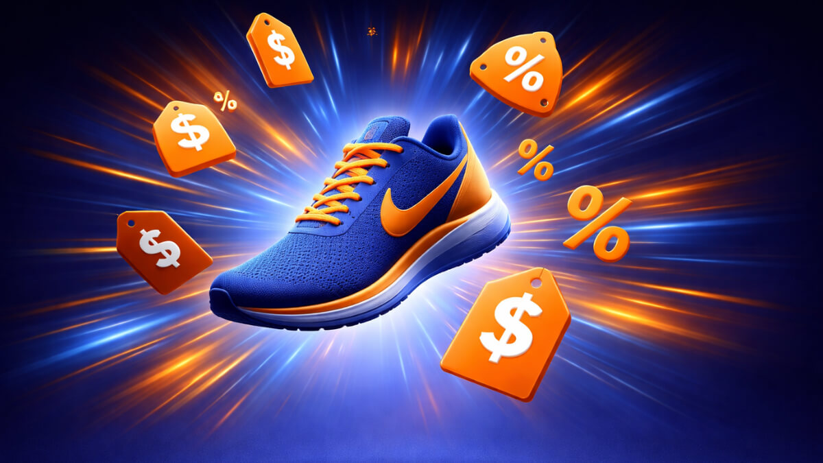 Banner promocional do Cupom Netshoes primeira compra com 10% de desconto aplicado no carrinho