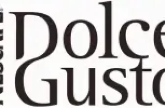 Logo da Dolce Gusto, marca de máquinas de café e cápsulas, onde é possível usar o cupom de desconto do MaxCupons.