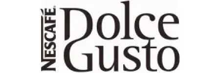 Logo da Dolce Gusto, marca de máquinas de café e cápsulas, onde é possível usar o cupom de desconto do MaxCupons.