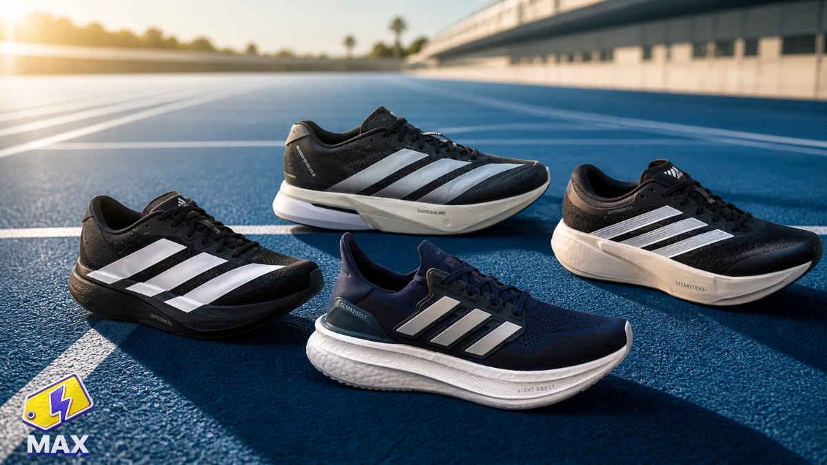 Comparativo dos melhores tenis de corrida adidas incluindo Boston, Ultraboost e Supernova